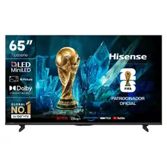 HISENSE - Smart Tv 65" QLED MINILED 4K UHD 65U6ESV
