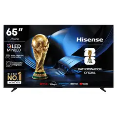 HISENSE - Smart Tv 65" QLED MINILED 4K UHD GOOGLE TV Gamer 144HZ 65U7ESG