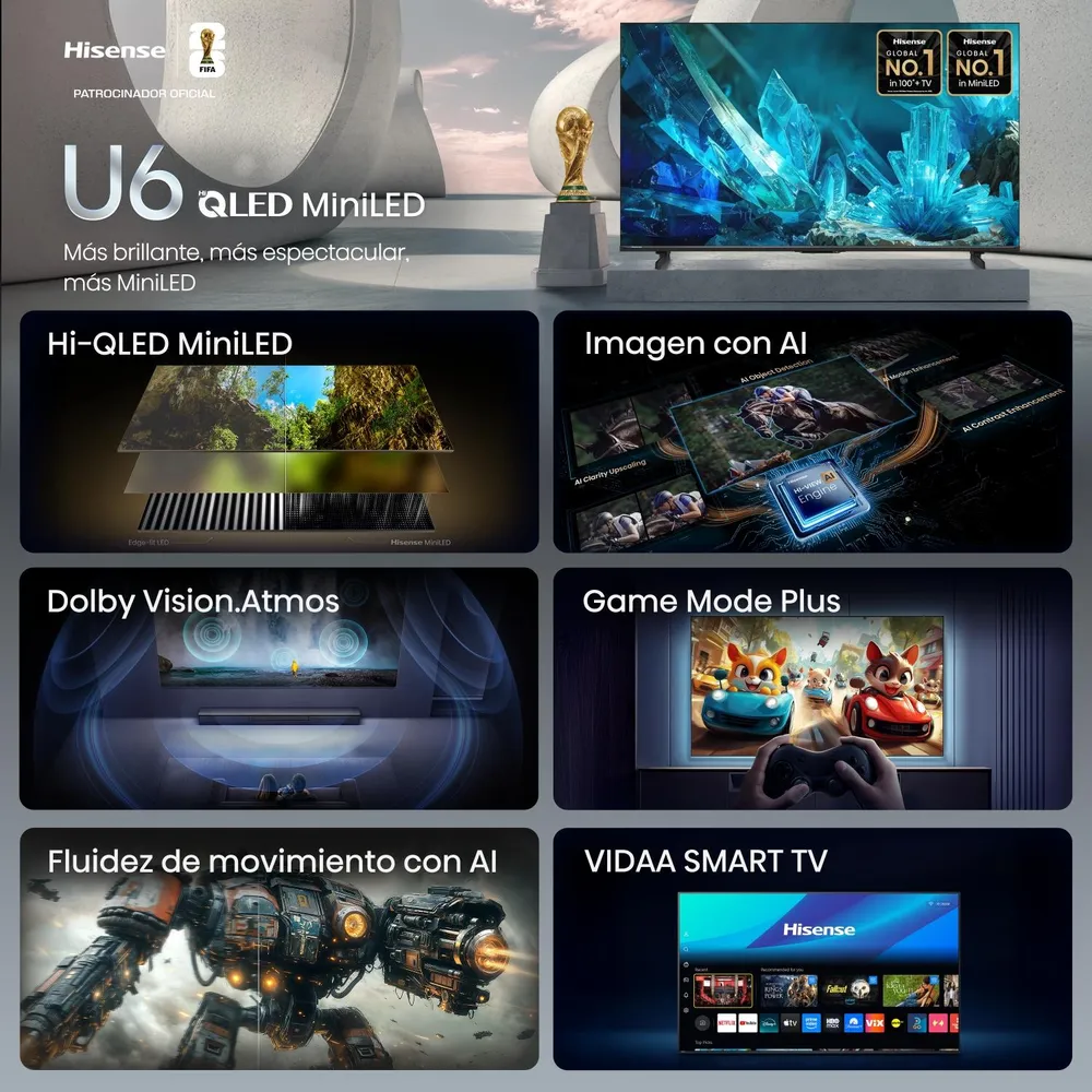 Hisense 50U6ESV, foto 3