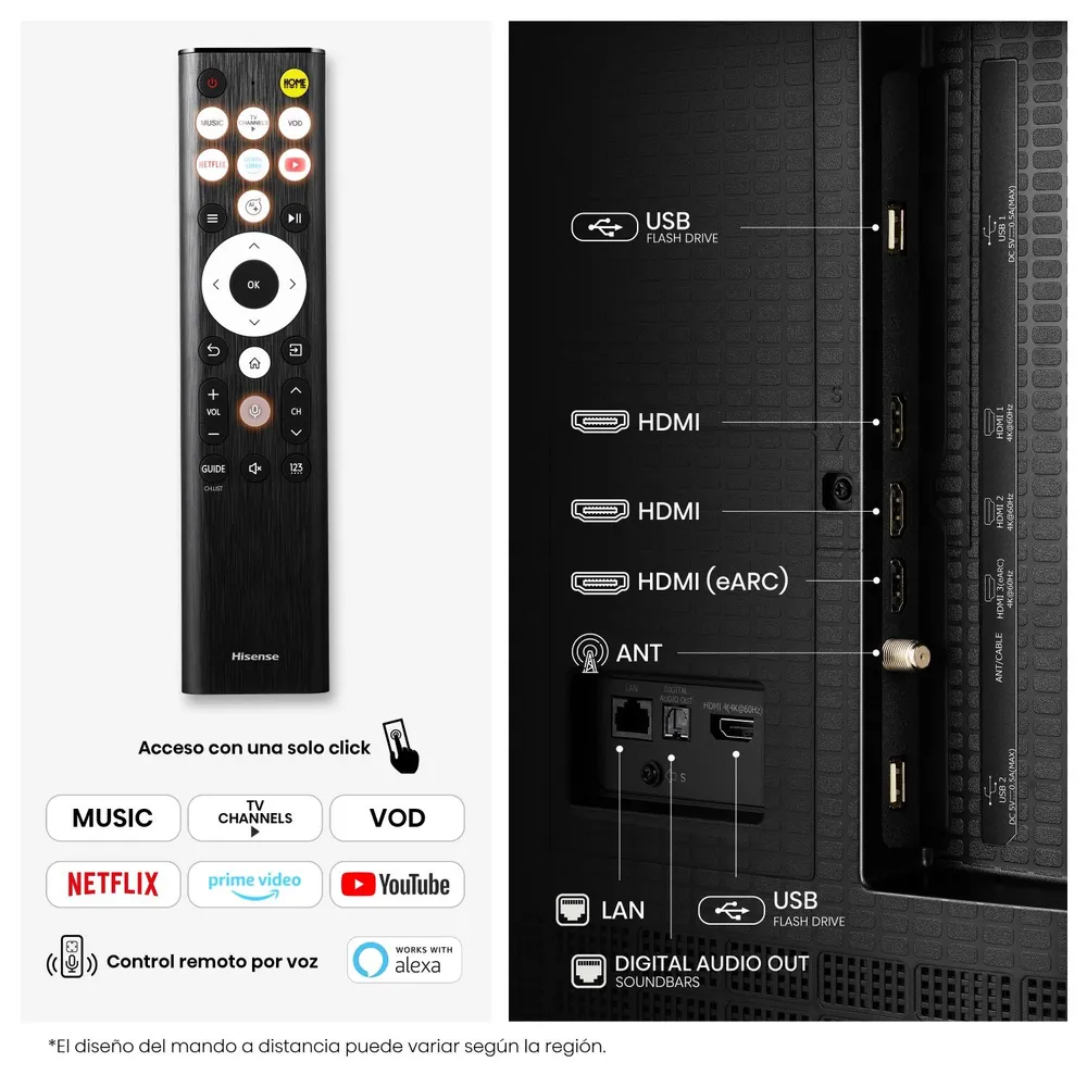 Hisense 50U6ESV, foto 12