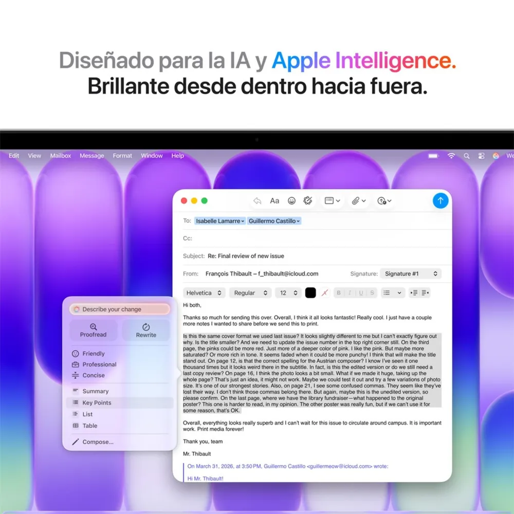 Apple MacBook Neo 13 A18 Pro 8GB 256GB Plata, foto 7