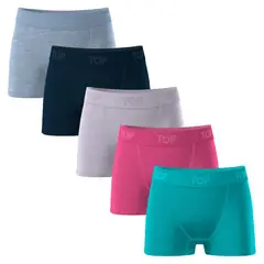 TOP - Pack De 5 Boxers Niña Algodón