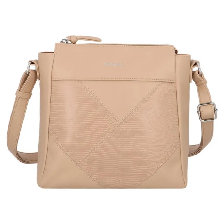 SECRET Cartera Bandolera Hungria ST6 Mediana Beige