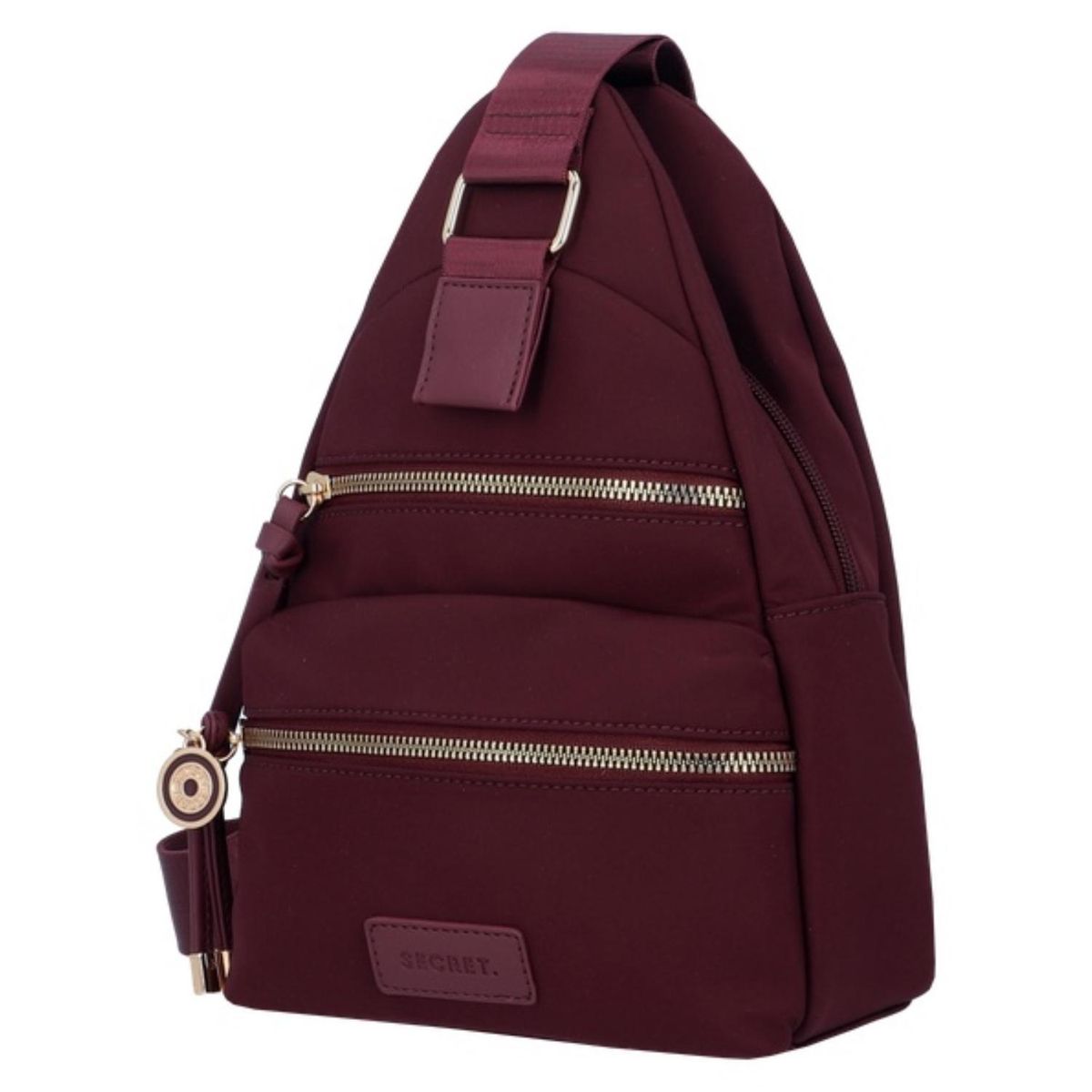 SECRET - Cartera Bandolera Alemania ST6 Mediana Burdeo Secret