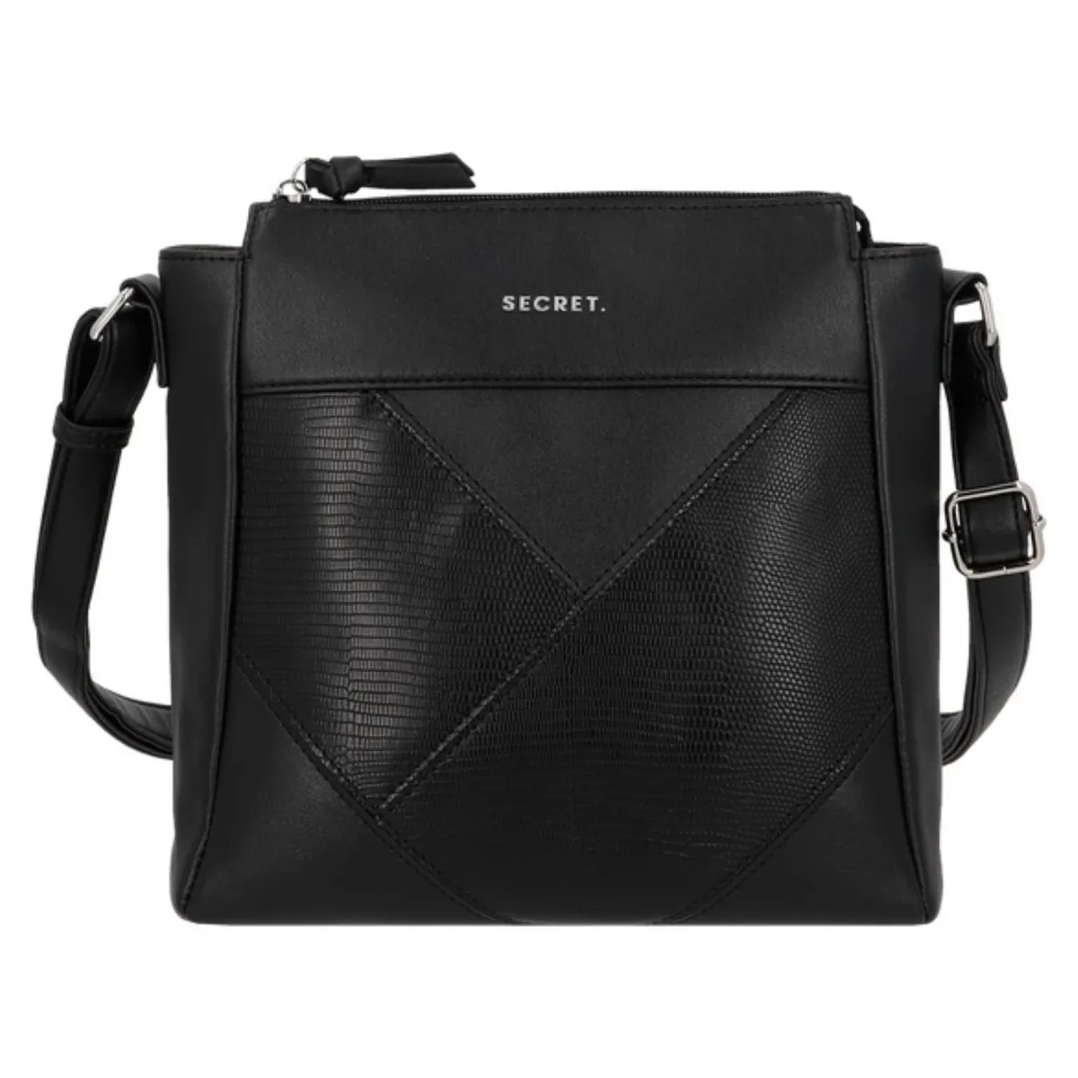 SECRET - Cartera Bandolera Hungria ST6 Mediana Negro Secret