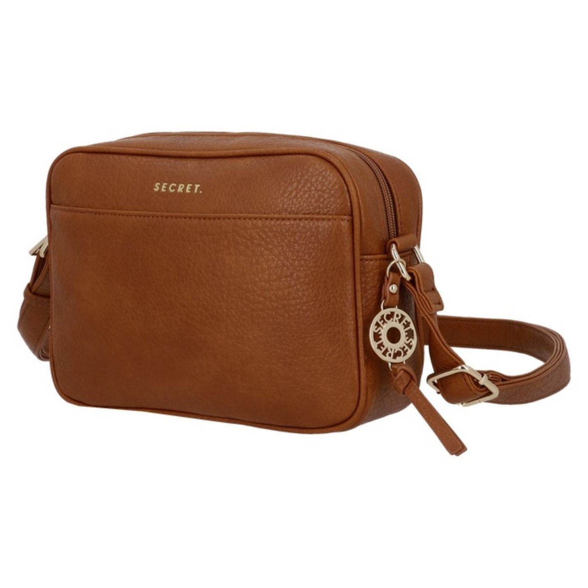 SECRET - Cartera Bandolera Melbourne ST6 Pequeña Café Secret