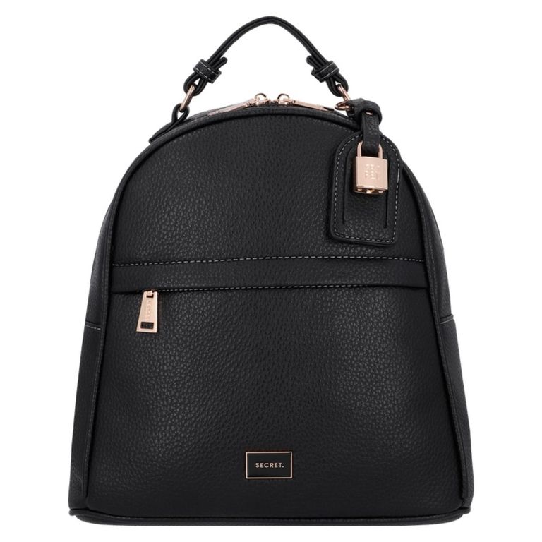 SECRET Mochila Mujer Pamplona ST6 Mediana Negro