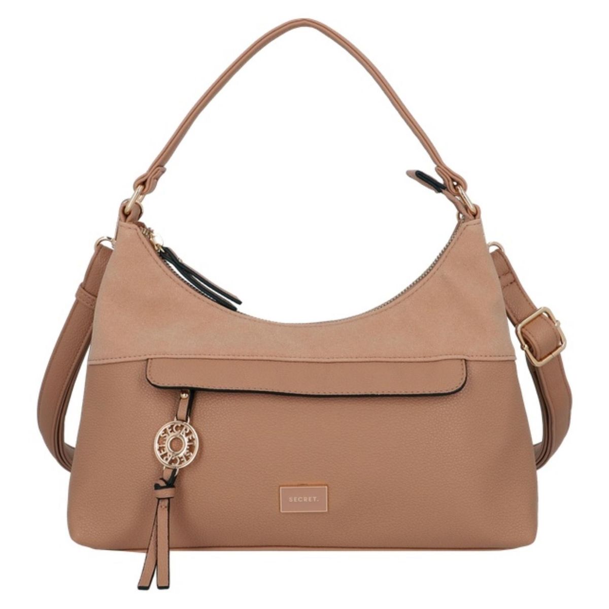 SECRET - Cartera Bandolera Laurens ST6 Mediana Beige Secret