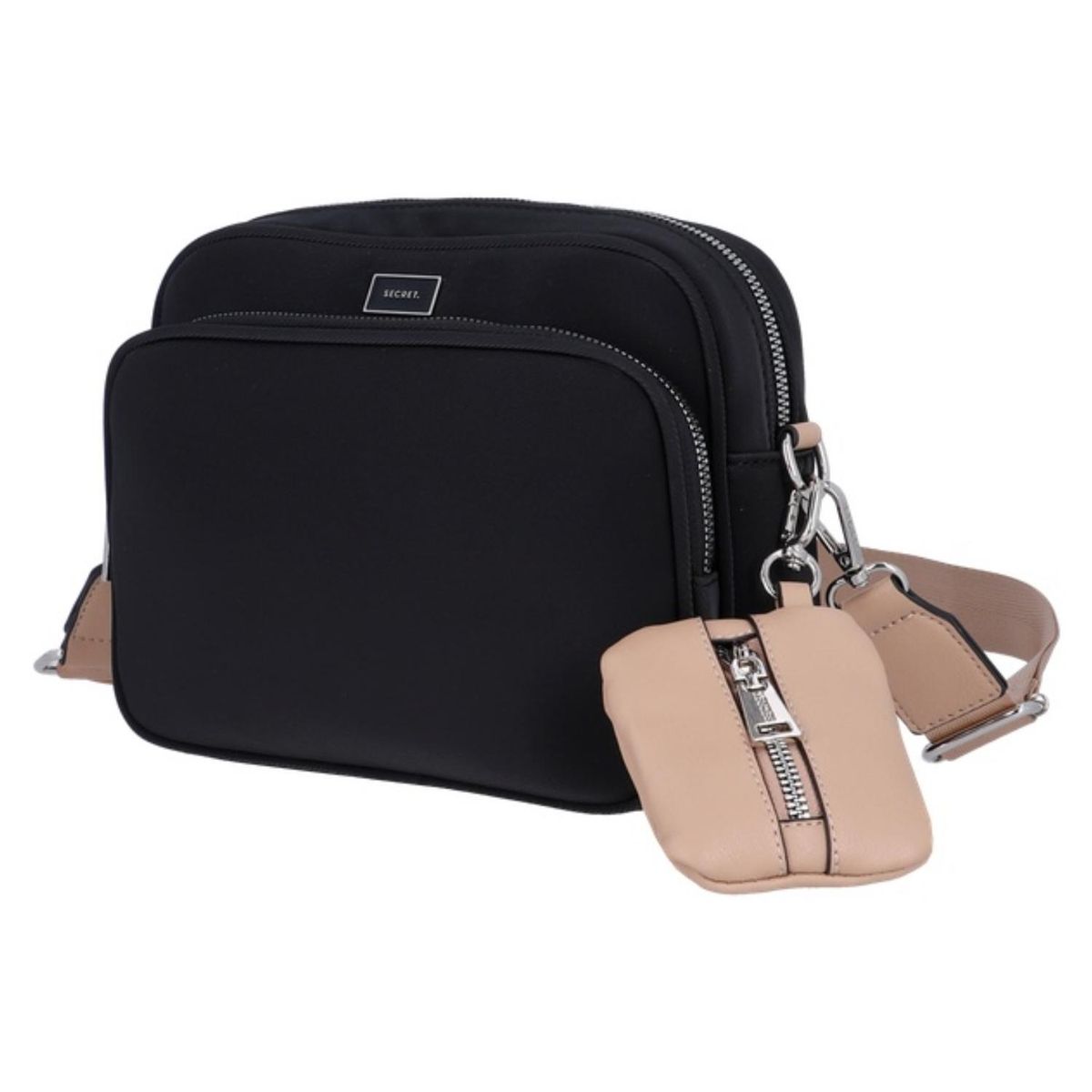 SECRET - Cartera Bandolera Orlando ST6 Pequeña Negro Secret
