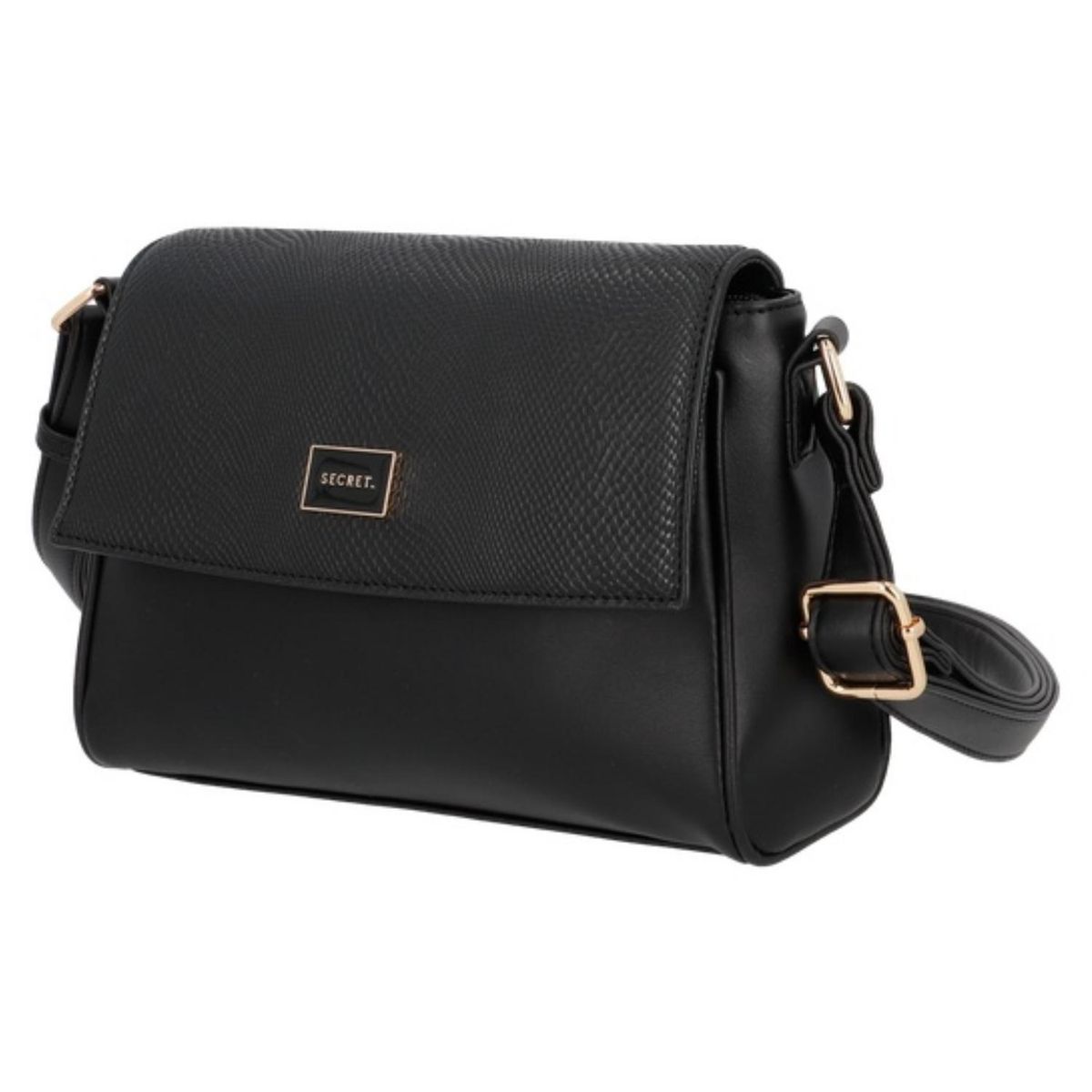 SECRET - Cartera Bandolera Valencia ST6 Pequeña Negro Secret