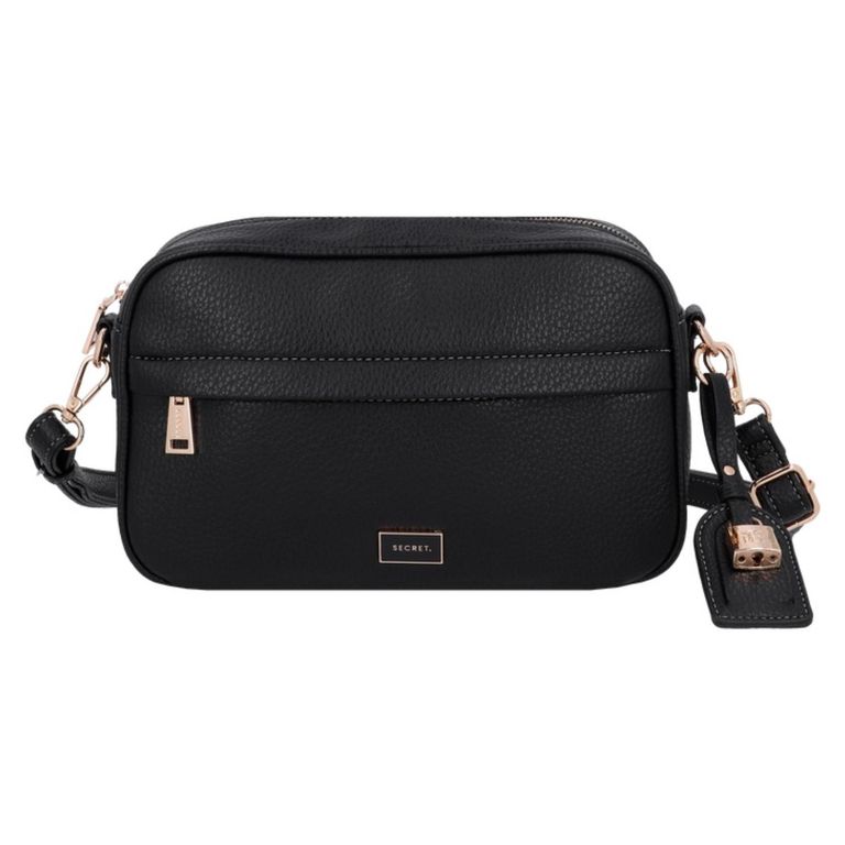 SECRET Cartera Bandolera Pamplona ST6 Pequeña Negro