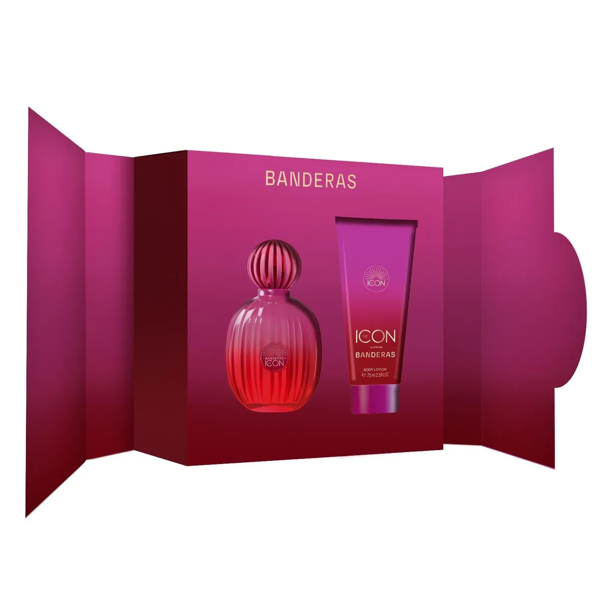 ANTONIO BANDERAS - Perfume Mujer Estuche The Icon Supreme Eau de Parfum Intense for Women 100 ml + Loción Corporal for Women 75 ml