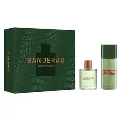 ANTONIO BANDERAS - Perfume Hombre Estuche Mediterráneo Eau de Toilette 100 ml + 24h Desodorante Spray 150 ml