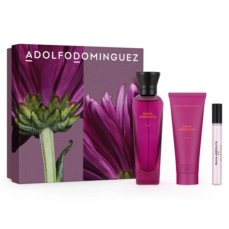 Perfume Mujer Estuche Dalia Absoluta Elixir Parfum 120 ml + 10 ml + Loción Corporal 75 ml