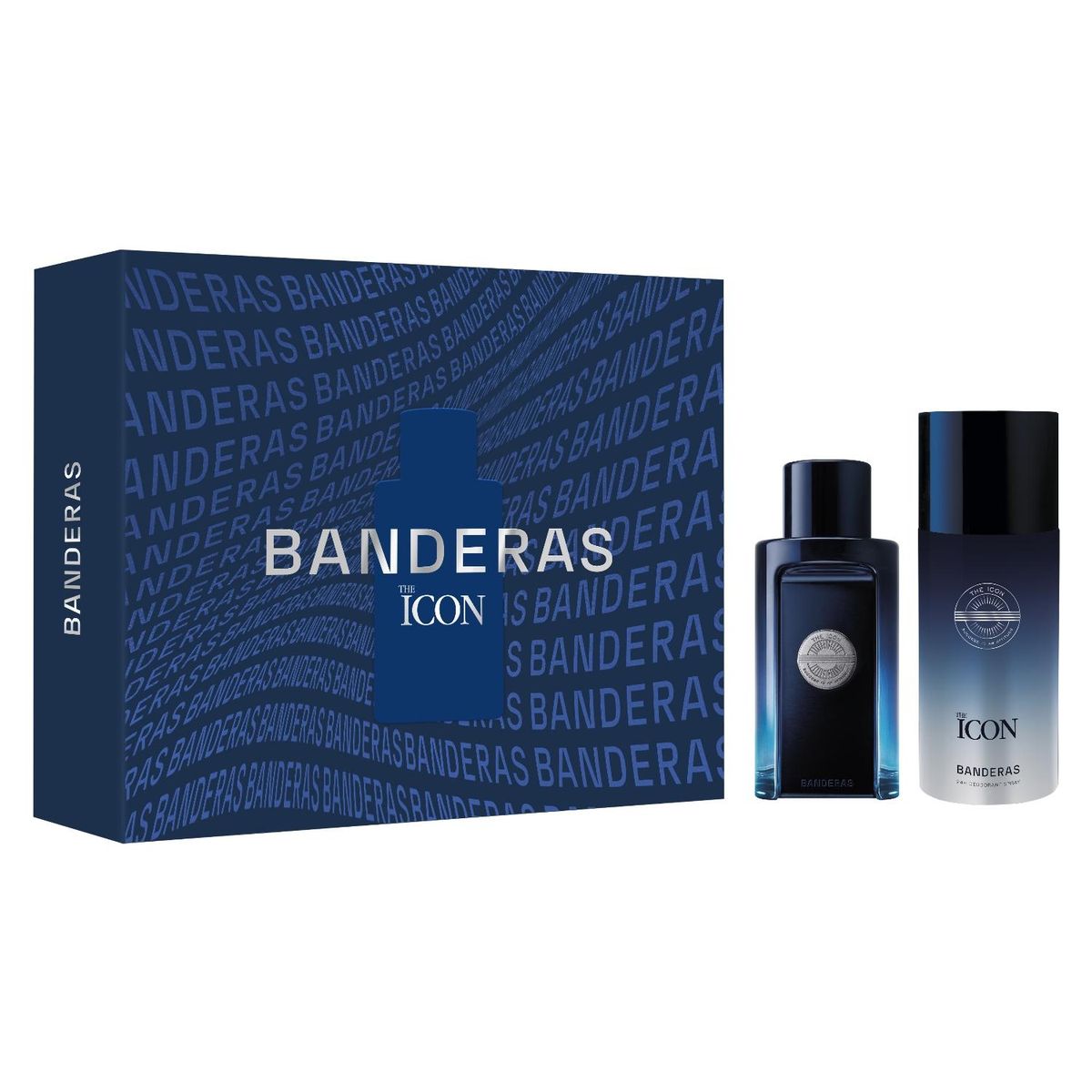 ANTONIO BANDERAS - Perfume Hombre Estuche The Icon Eau de Toilette 100 ml + 24h Desodorante Spray 150 ml
