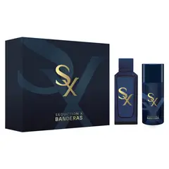 ANTONIO BANDERAS - Perfume Hombre Estuche Seduction X Eau de Parfum for Men 100 ml + 24h Desodorante Spray for Men 150 ml
