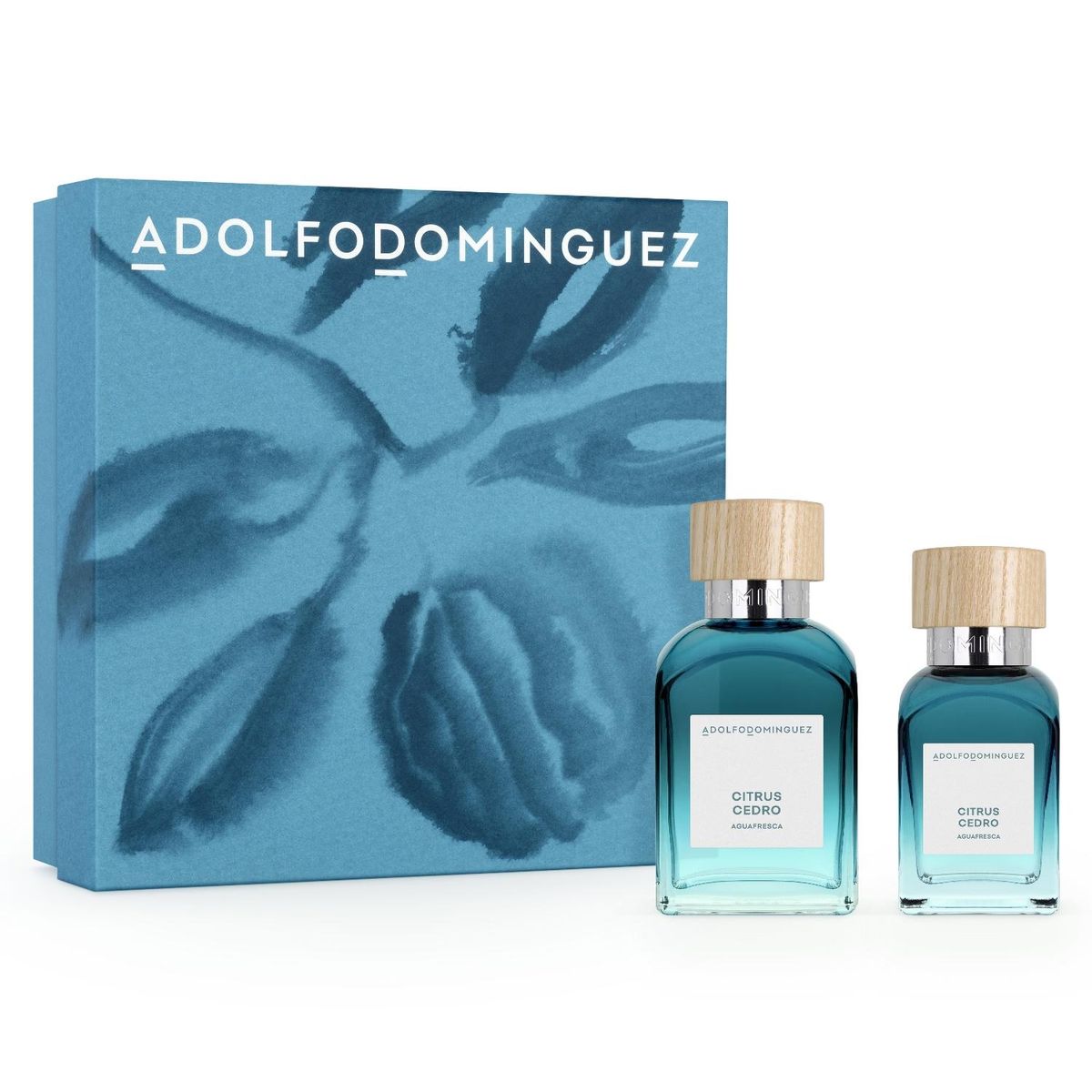 ADOLFO DOMINGUEZ - Perfume Hombre Estuche Agua Fresca Citrus Cedro Eau de Toilette 120 ml + 60 ml