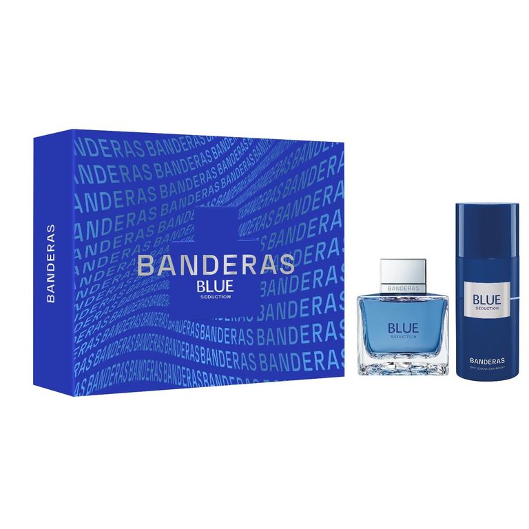 Perfume Hombre Estuche Blue Seduction For Men Eau de Toilette 100 ml + 24h Desodorante Spray 150 ml