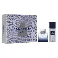 ANTONIO BANDERAS - Perfume Hombre Estuche King of Seduction Eau de Toilette For Men 100 ml + 24h Desodorante Spray 150 ml