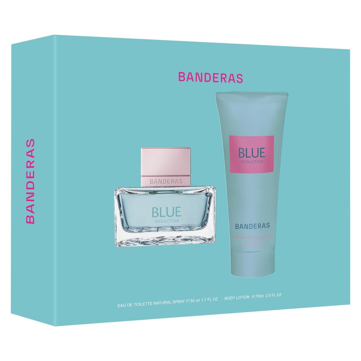ANTONIO BANDERAS - Perfume Mujer Estuche Blue Seduction For Women Eau de Toilette 50 ml + Loción Corporal Hidratante 75 ml