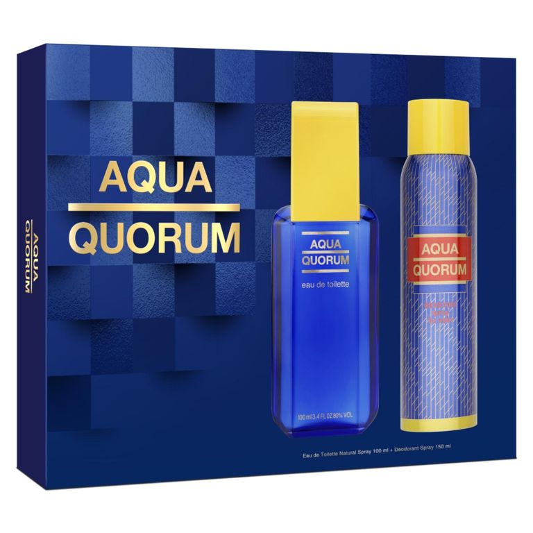 Perfume Hombre Estuche Aqua Eau de Toilette for Men Tester 100 ml + Desodorante Spray for Men 150 ml
