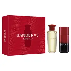 ANTONIO BANDERAS - Perfume Hombre Estuche Diavolo For Men Eau de Toilette 100 ml + 24h Desodorante Spray For Men 150 ml