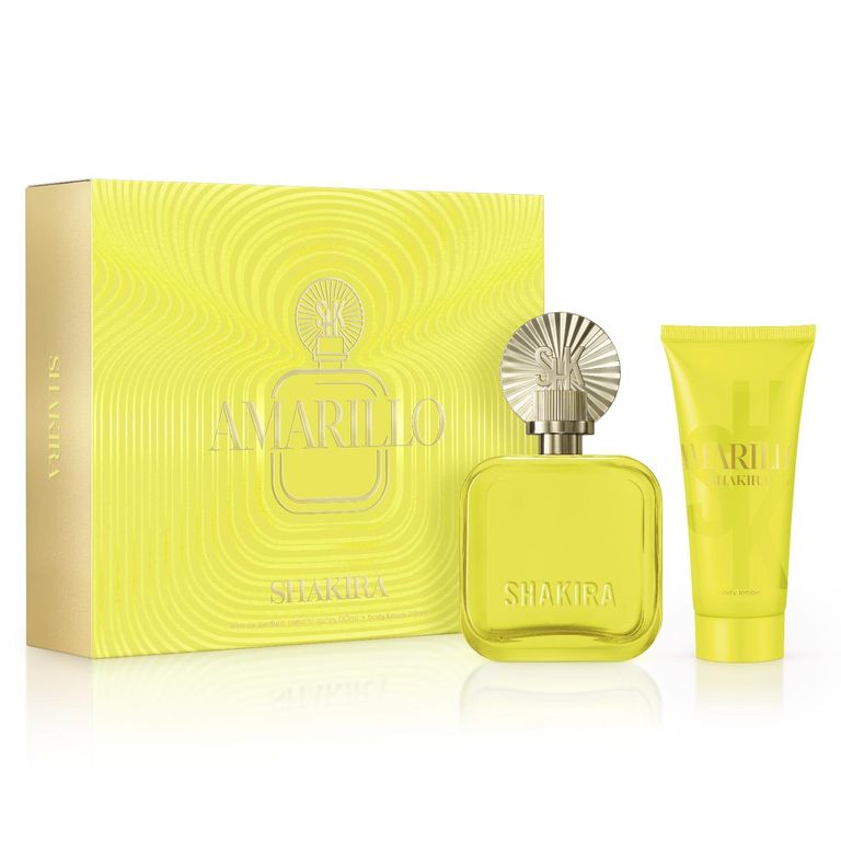 Perfume Mujer Estuche Amarillo Eau de Parfum 80 ml + Loción Corporal 75 ml