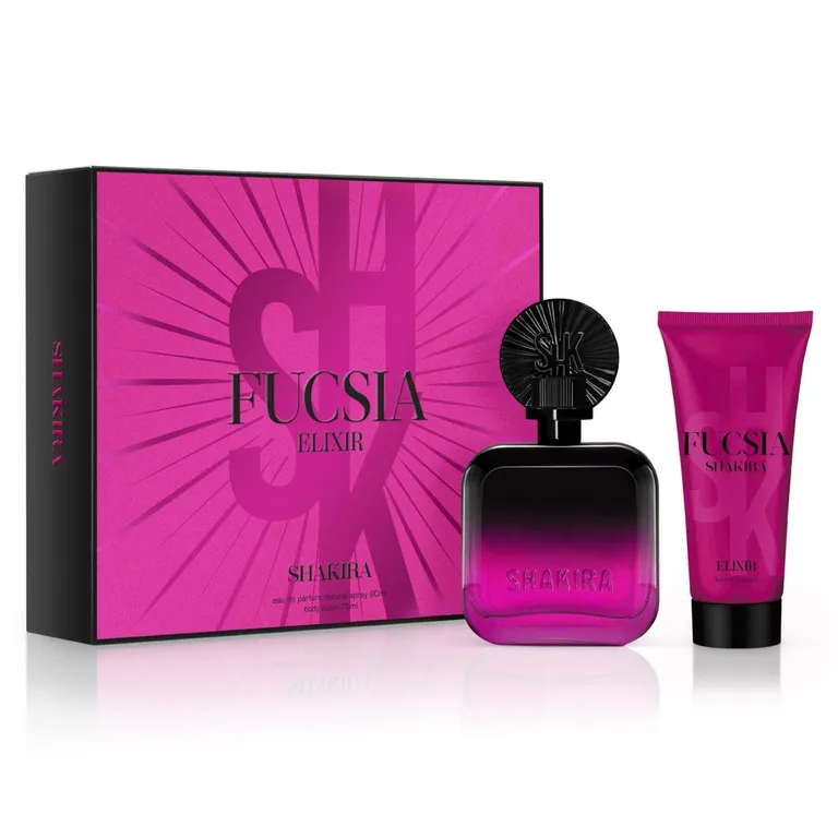 Perfume Mujer Estuche Fucsia Elixir Eau de Parfum 80 ml + Loción Corporal 75 ml