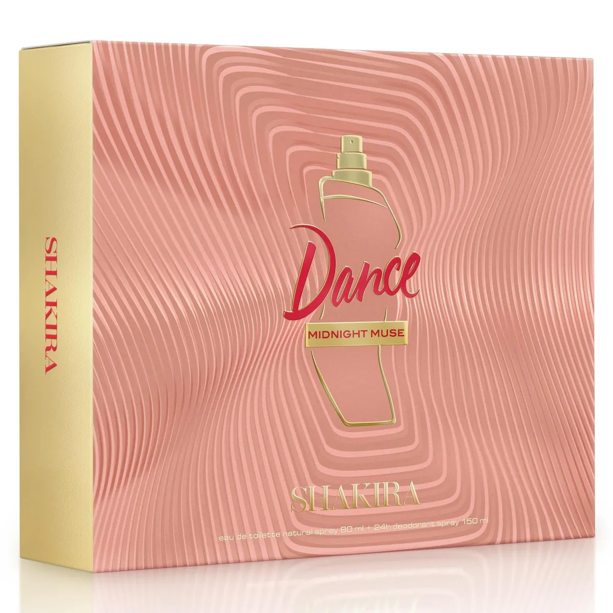 SHAKIRA - Perfume Mujer Estuche Shakira Dance Midnight Muse Eau de Toilette 80 ml + 24h Desodorante Spray 150 ml