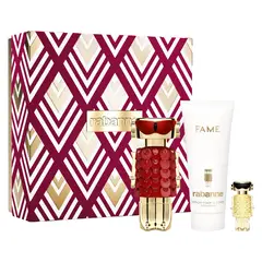 RABANNE - Perfume Mujer Estuche Fame In Love Parfum Elixir Recargable 80 ml + 4 ml + Perfumed Loción Corporal 100 ml