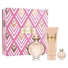 RABANNE - Perfume Mujer Estuche Olympéa Eau de Parfum 80 ml + Sensual Loción Corporal 100 ml + Eau de Parfum 6 ml