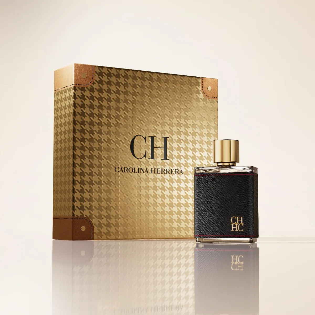 CAROLINA HERRERA - Perfume Hombre Estuche CH Men Eau de Toilette 100 ml + Balsamo After Shave 100 ml + Eau de Toilette 10 ml