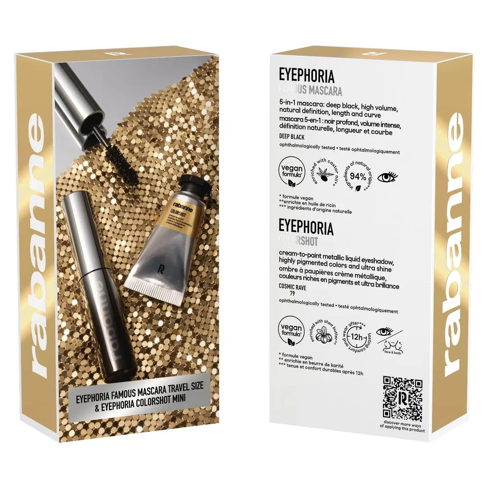 Rabanne Set Mascara Travel Size + Mini Colorshot, foto 3