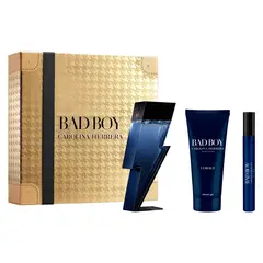 CAROLINA HERRERA - Perfume Hombre Estuche Bad Boy Cobalt Eau de Parfum Électrique 100 ml + Gel de Baño 100 ml + Eau de Parfum Électrique 10 ml
