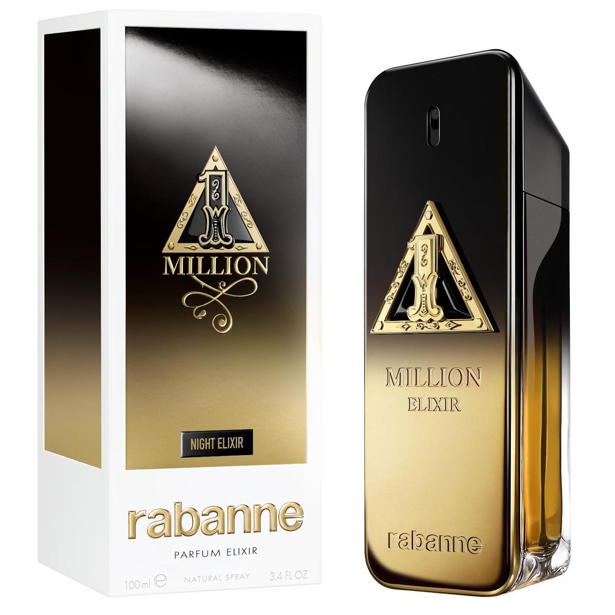 RABANNE - Perfume Hombre Rabanne 1 Million Night Elixir Parfum Elixir 100 ml