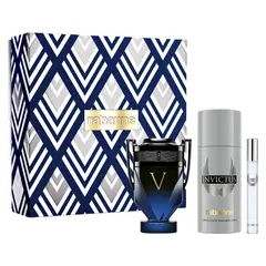 RABANNE - Perfume Hombre Estuche Invictus Victory Elixir Parfum Intense 100 ml + Desodorante 150 ml + Eau de Toilette 10 ml