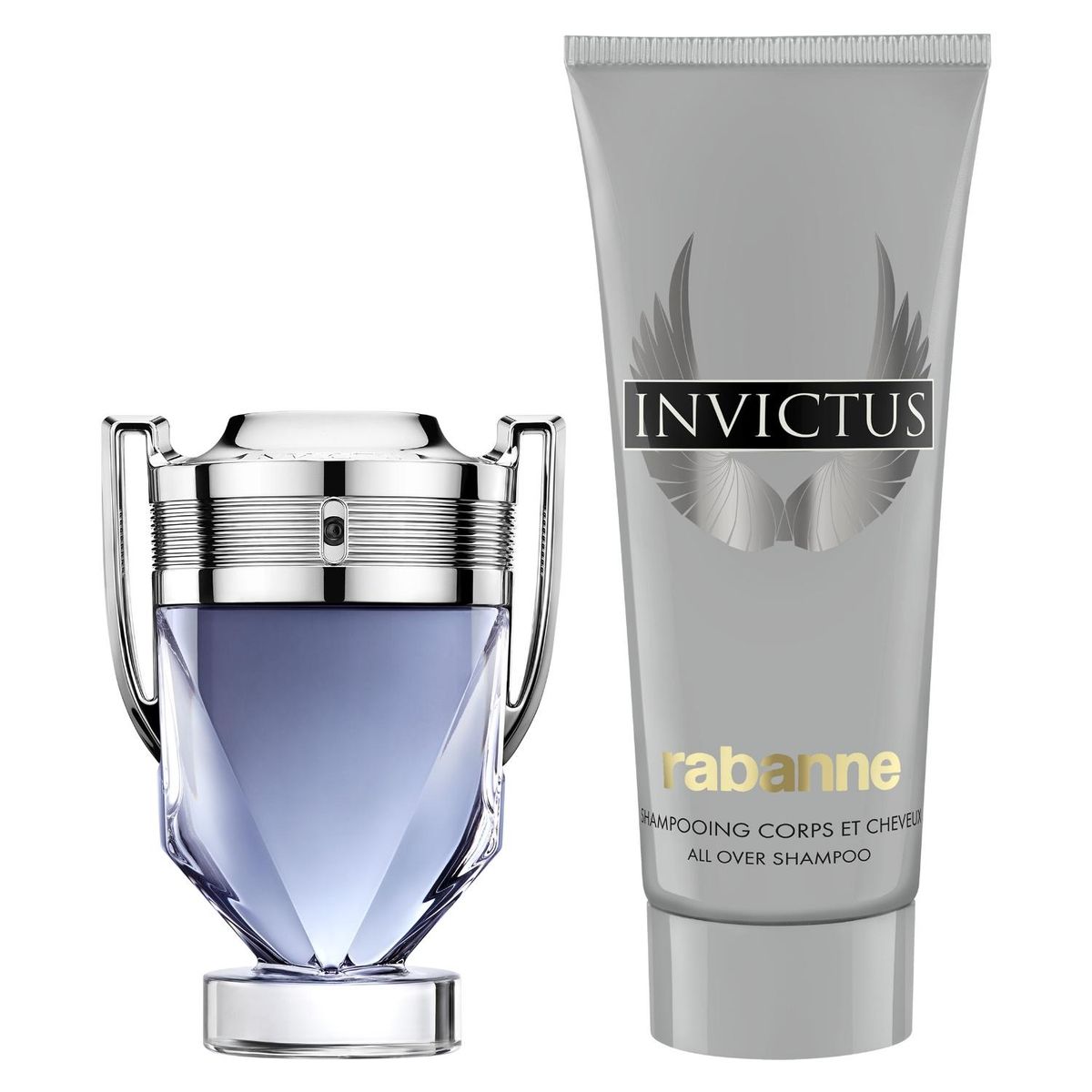 RABANNE - Perfume Hombre Estuche Invictus Eau de Toilette 50 ml + Shampooing All Over shampoo 100 ml