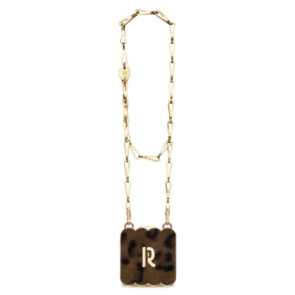 Rabanne Feline Makeup Clutch Luminizer Antique Gold, foto 2