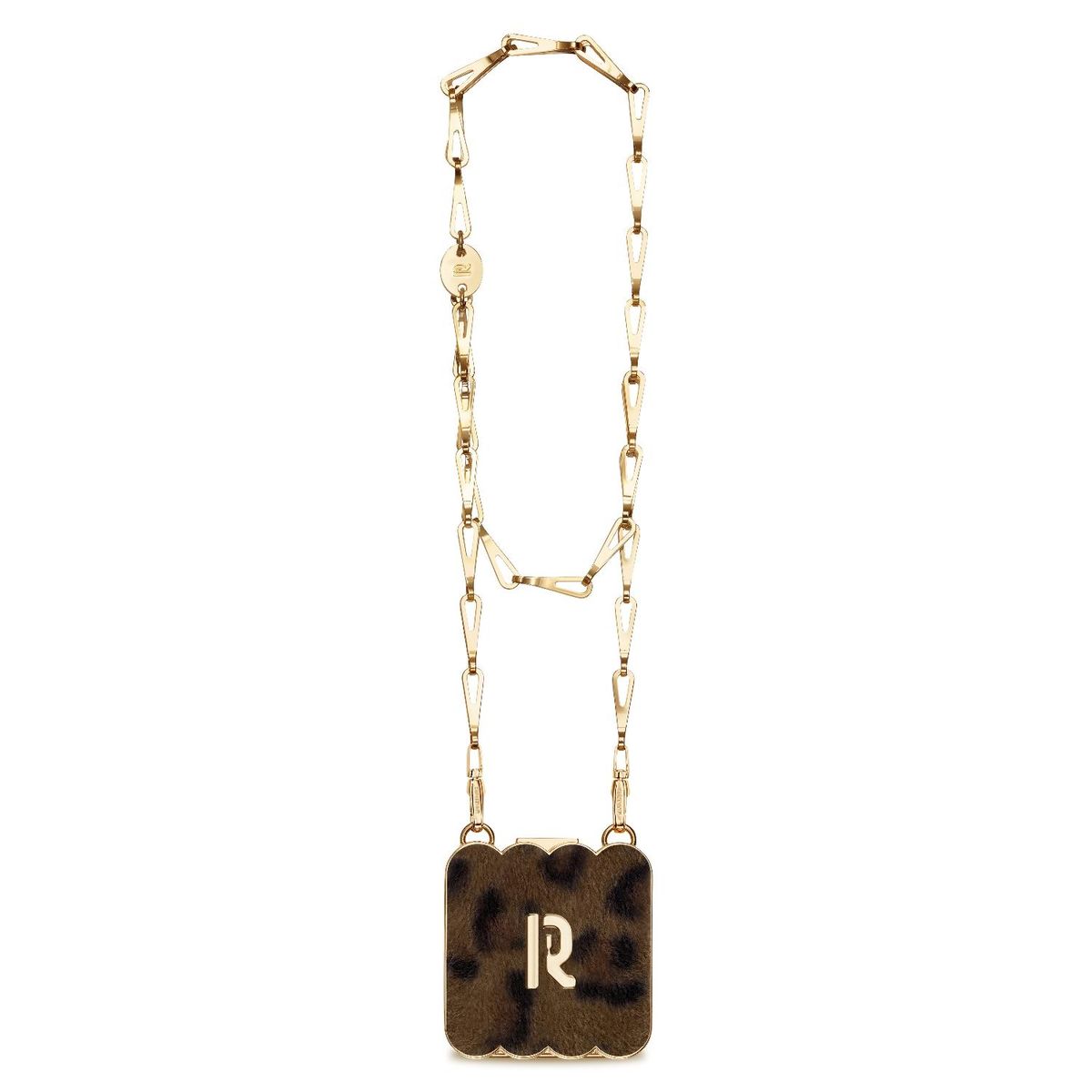 RABANNE - Feline Makeup Clutch Luminizer Antique Gold Rabanne