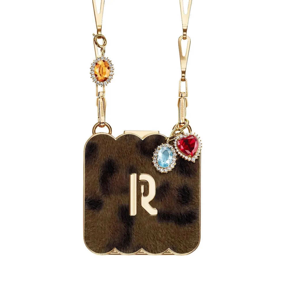 Rabanne Feline Makeup Clutch Luminizer Antique Gold, foto 4