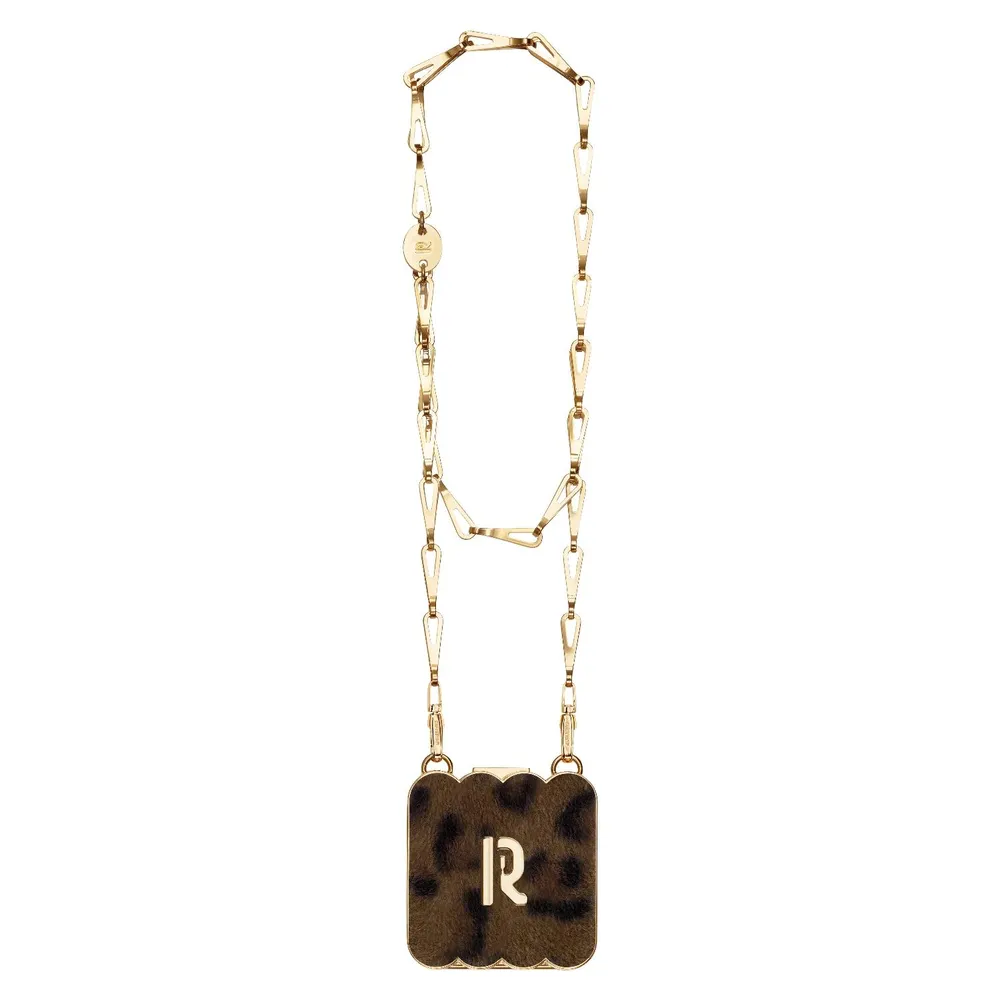 Rabanne Feline Makeup Clutch Luminizer Antique Gold, foto 5