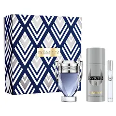 RABANNE - Perfume Hombre Estuche Invictus Eau de Toilette 100 ml + Desodorante 150 ml + Eau de Toilette 10 ml