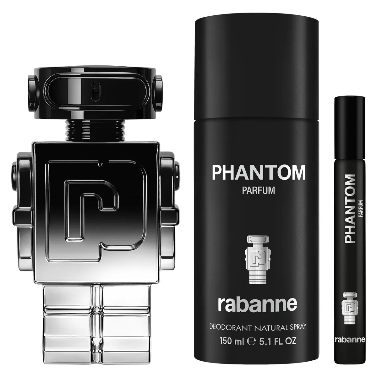 RABANNE - Perfume Hombre Estuche Phantom Elixir Parfum Intense 100 ml + Parfum Desodorante 150 ml + 10 ml