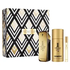 RABANNE - Perfume Hombre Estuche 1 Million Eau de Toilette 100 ml + Desodorante 150 ml + Eau de Toilette 10 ml