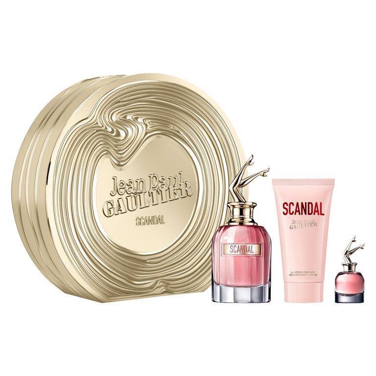 Perfume Mujer Estuche Scandal Eau de Parfum 80 ml + Perfumed Loción Corporal 75 ml + Eau de Parfum 6 ml
