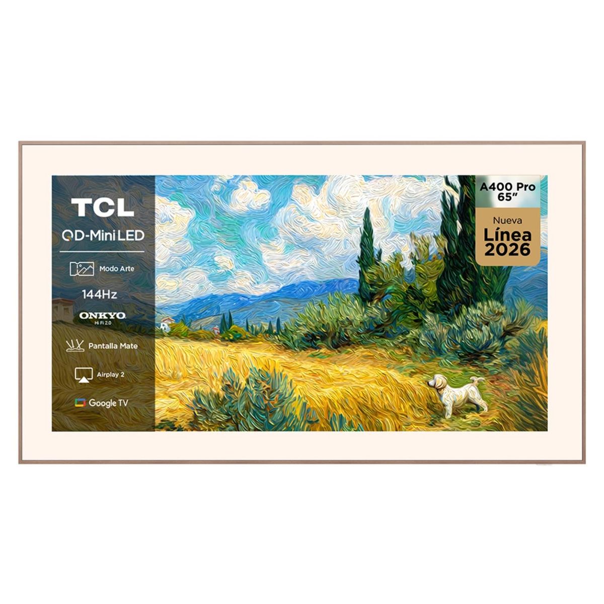 TCL - Mini LED Smart TV 65" QD ART TV A400 Pro TCL