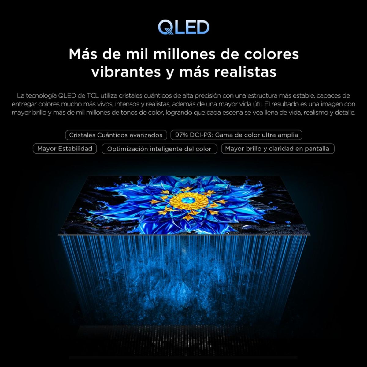 TCL - QLED Smart Tv 85" UHD 4K P7L TCL