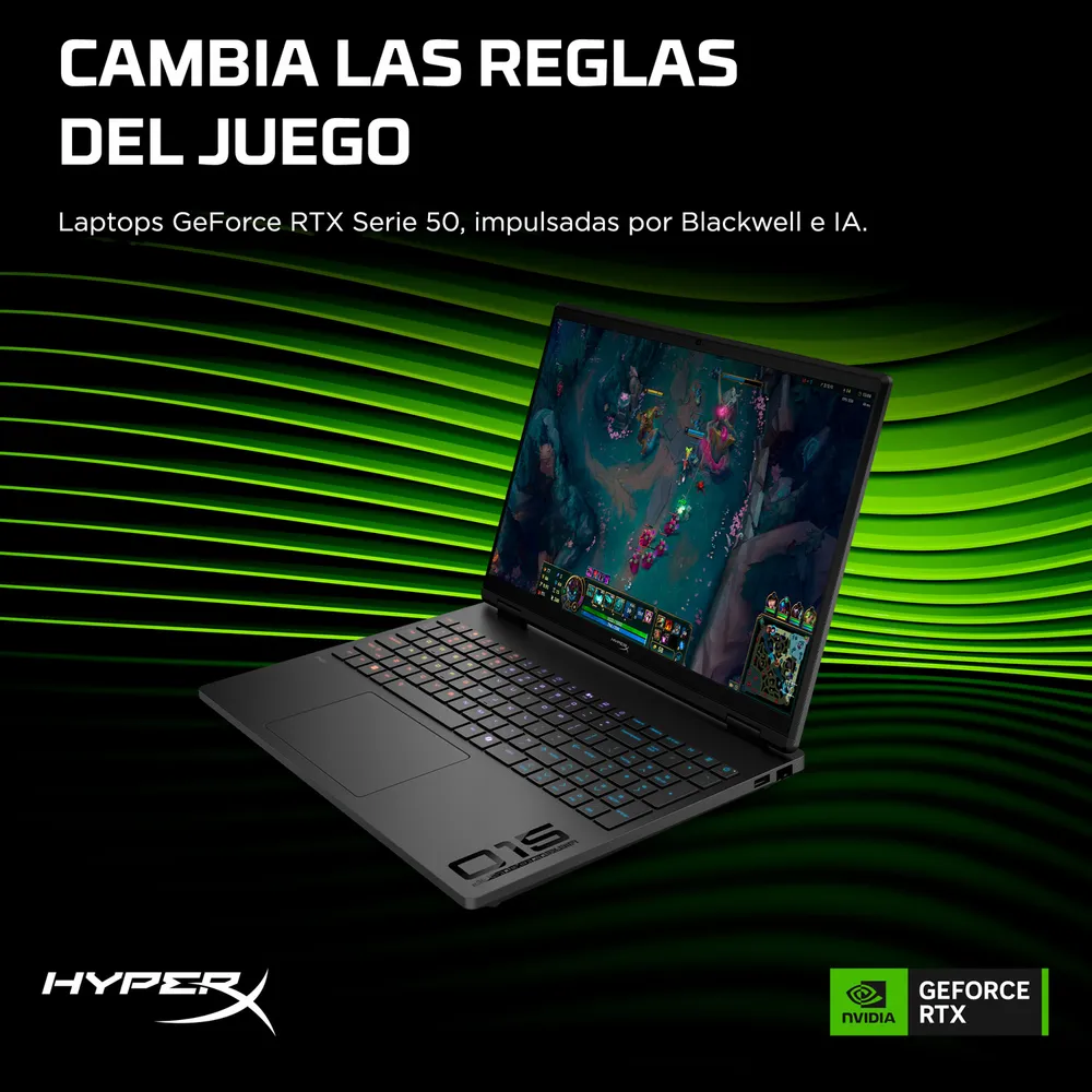 HP HyperX OMEN 15-ga0000la Core i5 16GB 512GB RTX 5050 Negro Sombra, foto 8