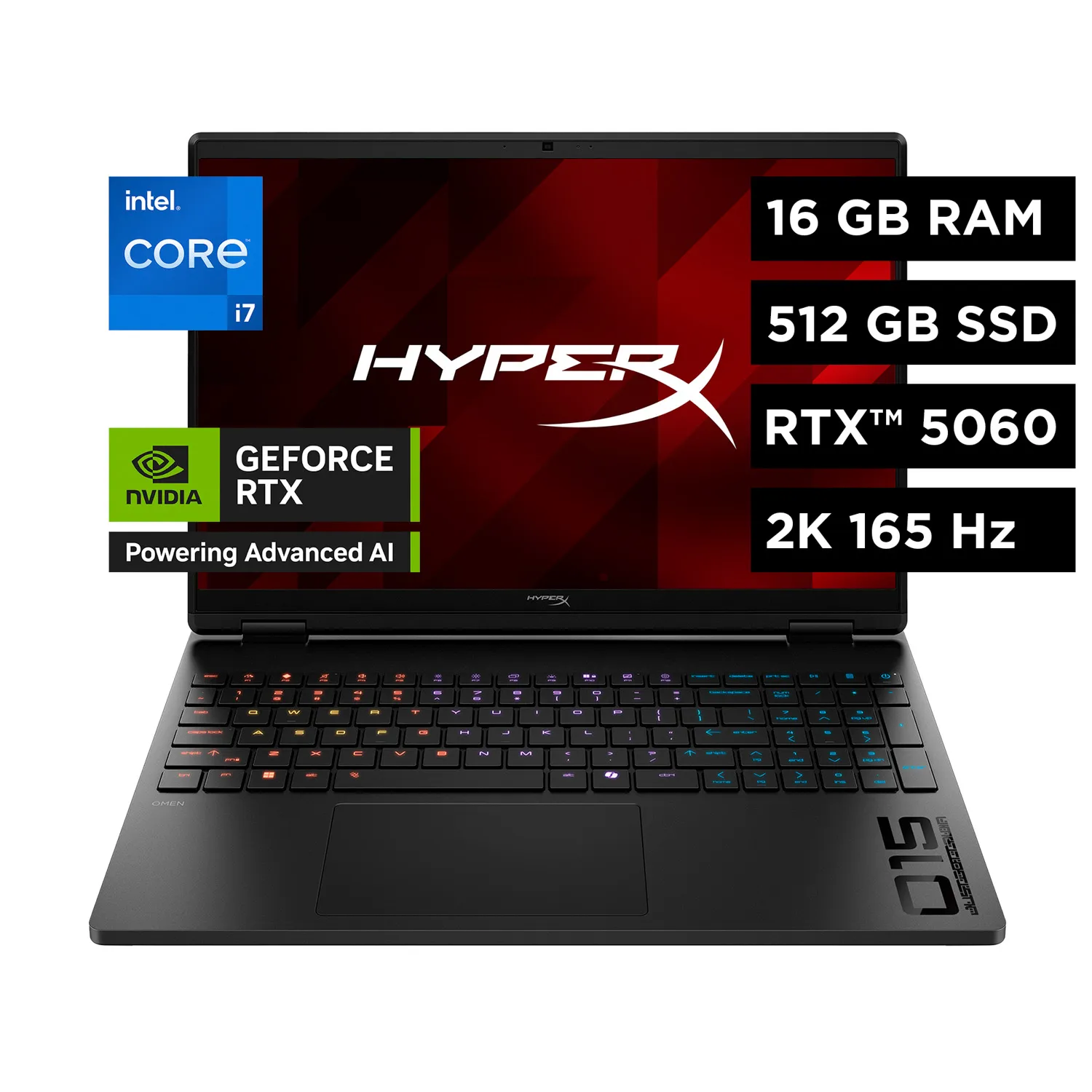 HP Notebook Gaming HyperX OMEN Intel Core i7 16 GB RAM NVIDIA RTX