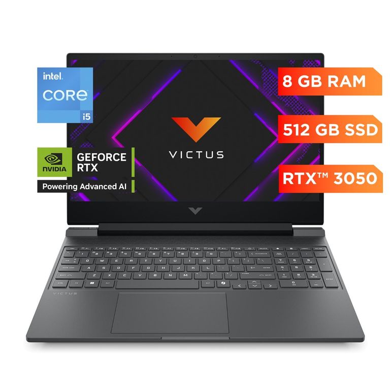 HP Notebook Gamer 13.3" Victus Ci5 8G 512G RTX3050